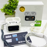 A9 Pro ANC/ENC Wireless Earbuds | Touch Screen Control | Double Dark Noise Reduction