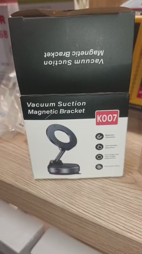 Load video: Magnetic 360° Magnetic Car Phone Holder With Strong Suction Base